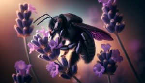 Včela drevár fialový: Najväčší čierny opeľovač Slovenska